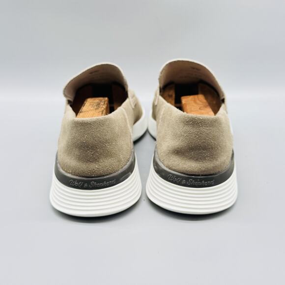 Wolf & Shepherd Shoes Mens 7 Brown Suede Crossover Penny Loafer Sneakers Casual main image 5